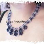 Ice Crystal Necklace, Beading Tutorial In Pdf