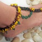 Wild Thing Slave Anklet, Beading Tutorial In Pdf