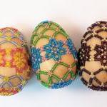 Beaded Easter Egg Pattern, Beading Tutorial In Pdf