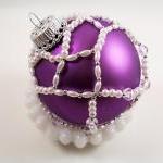Crystal Christmas Ornament Pattern, Beading..