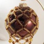 Net Ornament Cover Pattern, Beading Tutorial In..