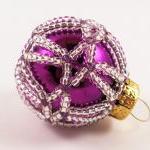 Beaded Christmas Ornament - Pattern 2 Net Beading..