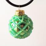 Beaded Christmas Ornament - Pattern 1 Net Beading,..