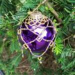 Diamond Christmas Ornament Cover, Beading Tutorial..