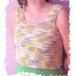 Easy Summer Tank Top, Crochet Pattern In Pdf