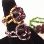 Flower Ring Pattern (two Patterns In One), Beading..