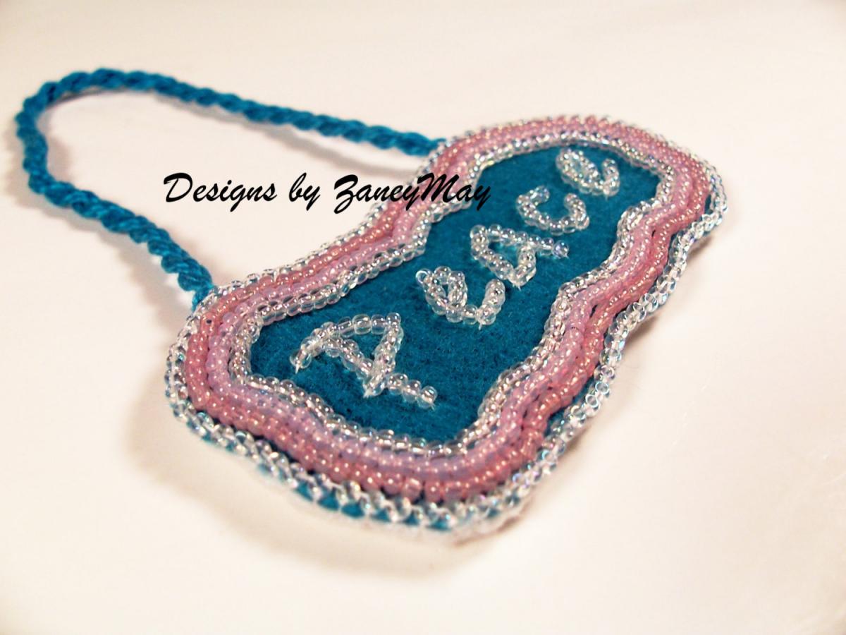 Signs Of The Season "peace" Ornament, Beading Tutorial In Pdf