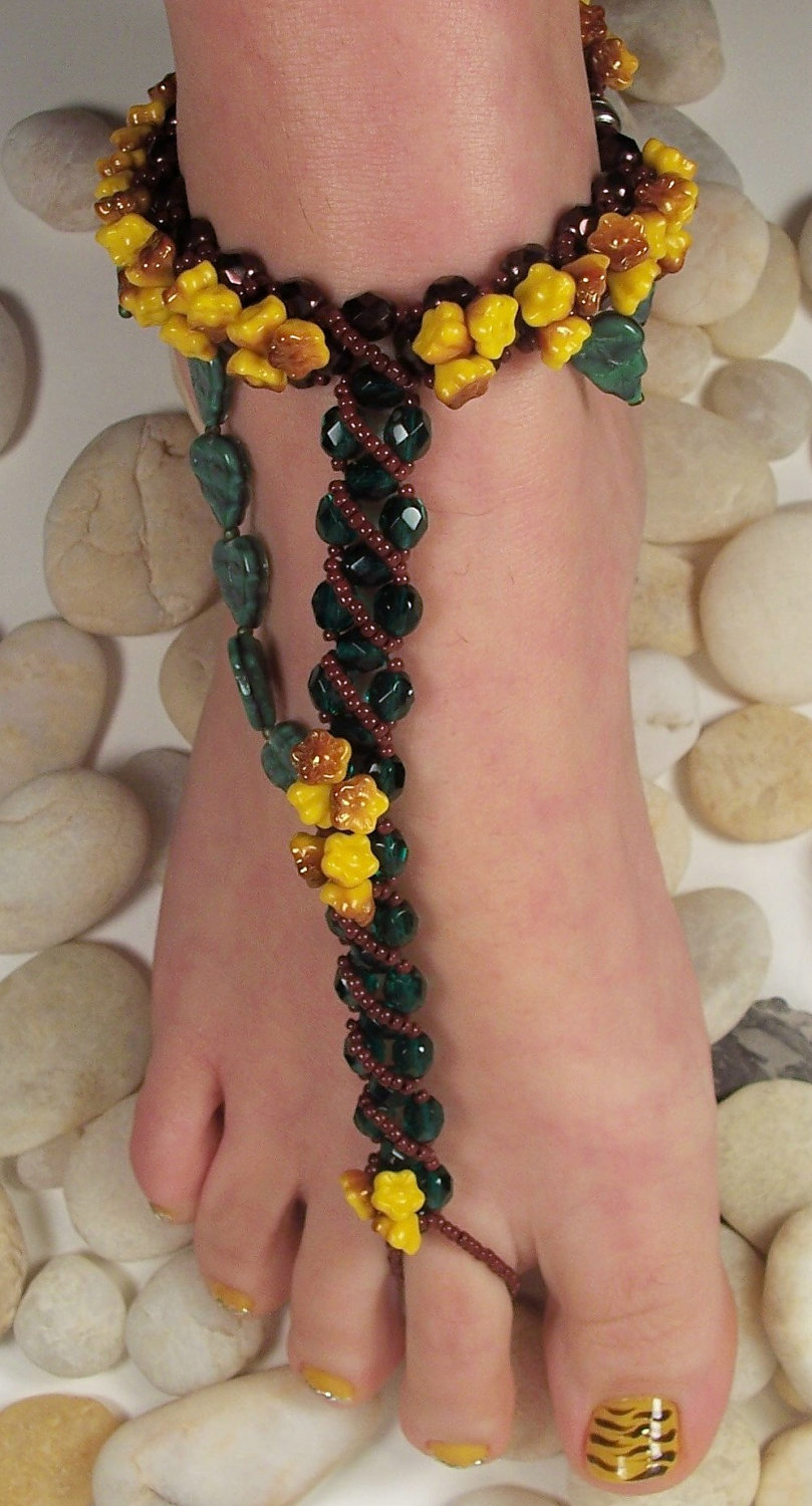 Wild Thing Slave Anklet, Beading Tutorial In Pdf