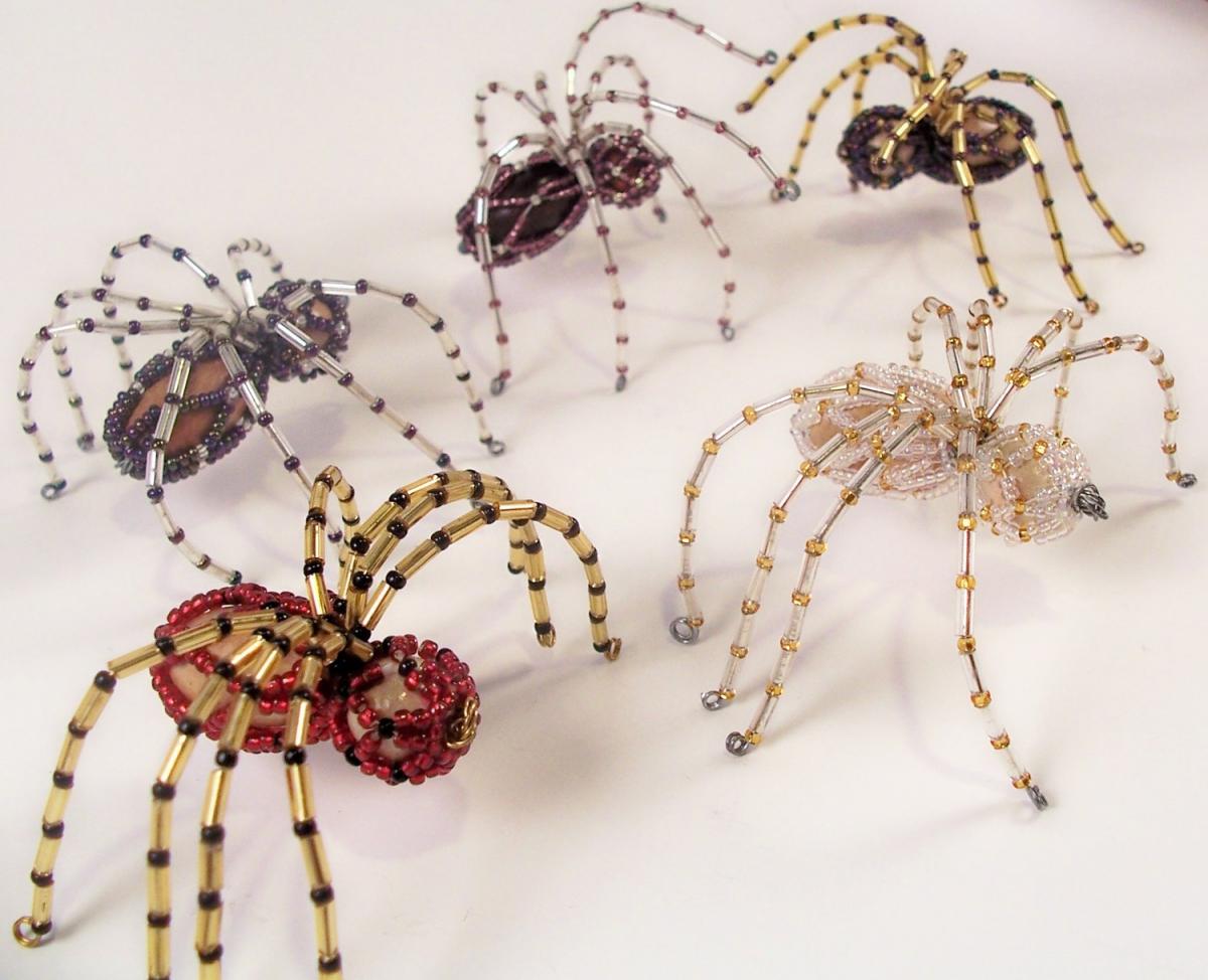 Christmas Spider - Pattern, Beading Tutorial In Pdf