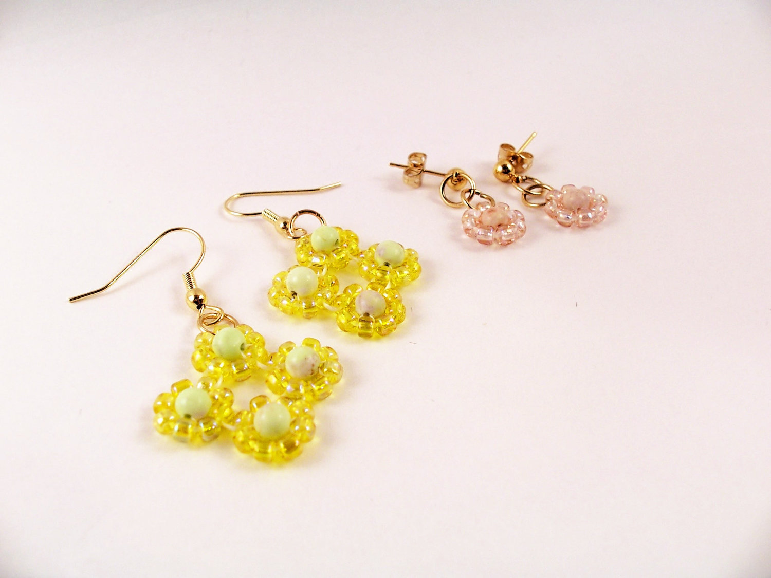 Daisy Earring Patterns, Beading Tutorial In Pdf on Luulla