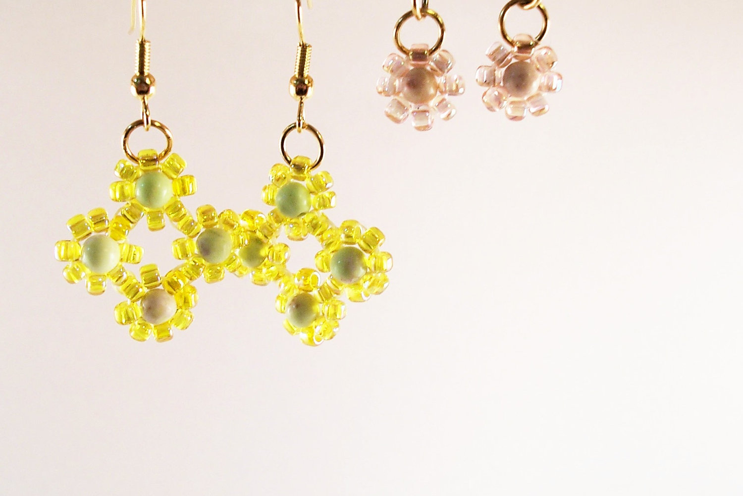 Daisy Earring Patterns, Beading Tutorial In Pdf on Luulla